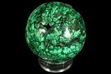 Beautiful, Polished Malachite Sphere - Congo #92880-1